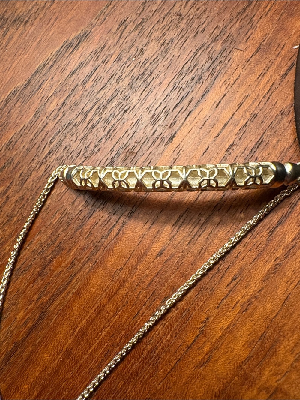 Gold Braided Metal lariat tassel Charm hair accessory